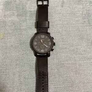 Black Fossil Watch